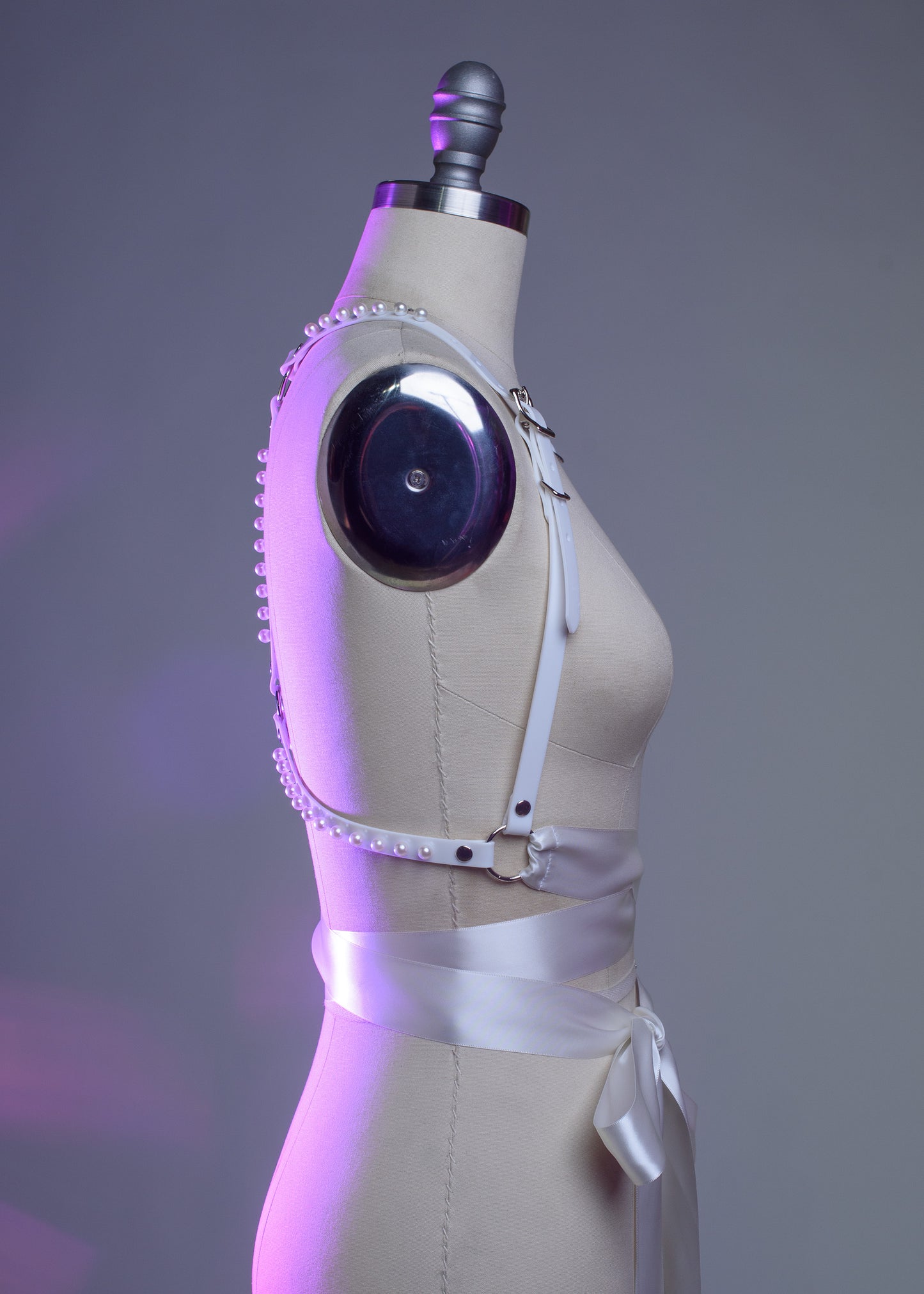 Rita Pearl Ribbon Harness