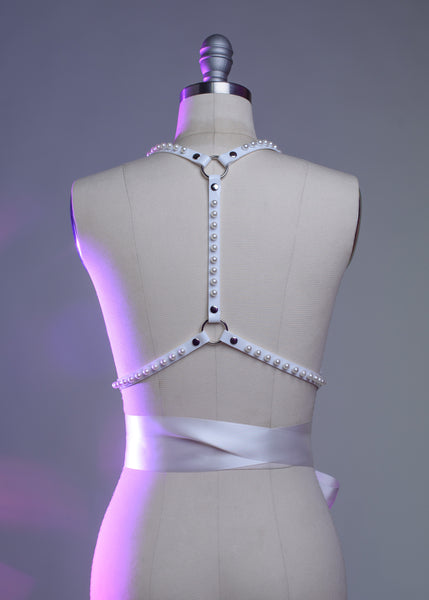 Rita Pearl Ribbon Harness
