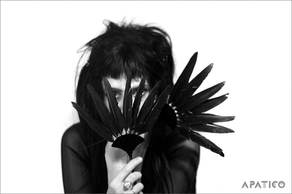 Maria Feather Hair Fans - APATICO - 3