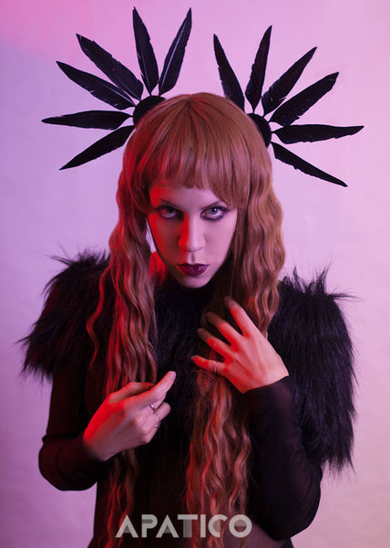 Maria Feather Hair Fans - APATICO - 2