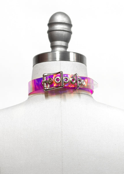 HOLOGRAPHIC OH MY CHOKER COLLAR - APATICO - 4